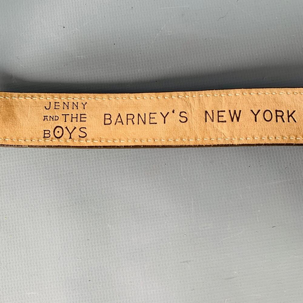 JENNY AND THE BOYS Size S Brown Woven Leather Belt Bag - Picture 4 of 5
